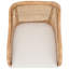 Chaise d'appoint en rotin avec coussin Milliron-504825348
