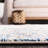 Christa Oriental Gray/Ivory Area Rug-1108717372