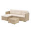 Ensemble de conversation pour patio pour 3 personnes avec coussins-1881316436