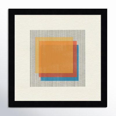 Midcentury Modern Squares No 1 Print