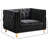Michelle 44" W Tufted Velvet Armchair-2119286911