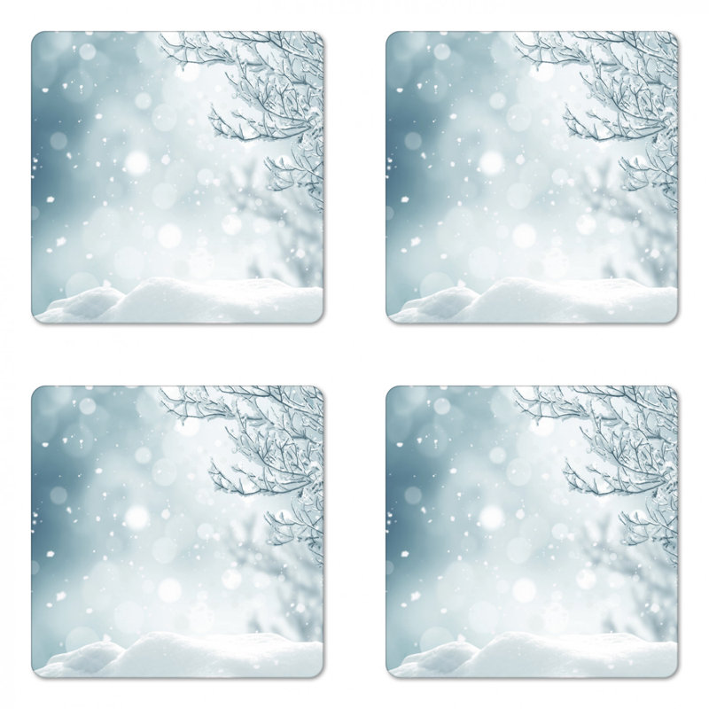 Square 4 Piece Coaster Set