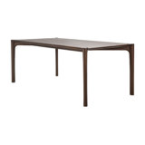 Modern Simple Family Dining Table Walnut Solid Wood Dining Table