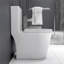 Small Compact One Piece Toilet Dual Flush,23 Inch Short Depth For Tiny Bathroom