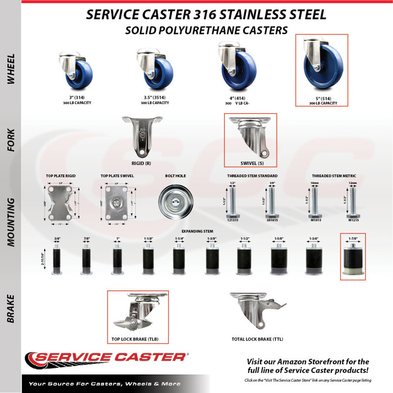 Solid Poly Caster