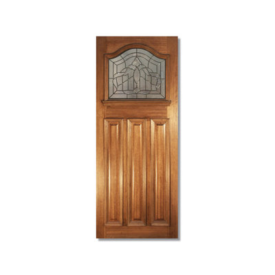 Estate Crown Glazed Hardwood External Door