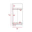 Armoire rectangulaire blanche