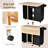 Drop-Leaf Kitchen Island Cart with Rubber Wood Top-116580818