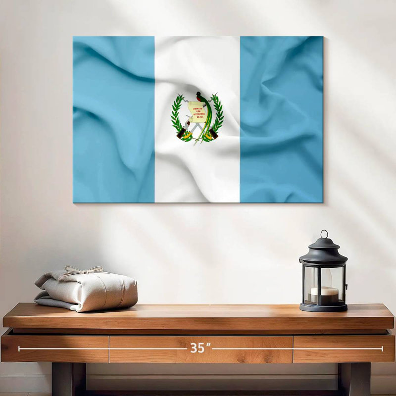Drapeau de Borges, Guatemala, H 16 po x l 24 po