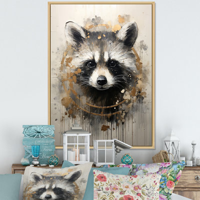 " Mischief Raccoon Portrait "