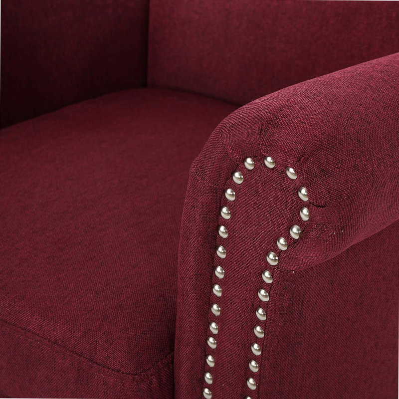 Fauteuil club, Burgundy