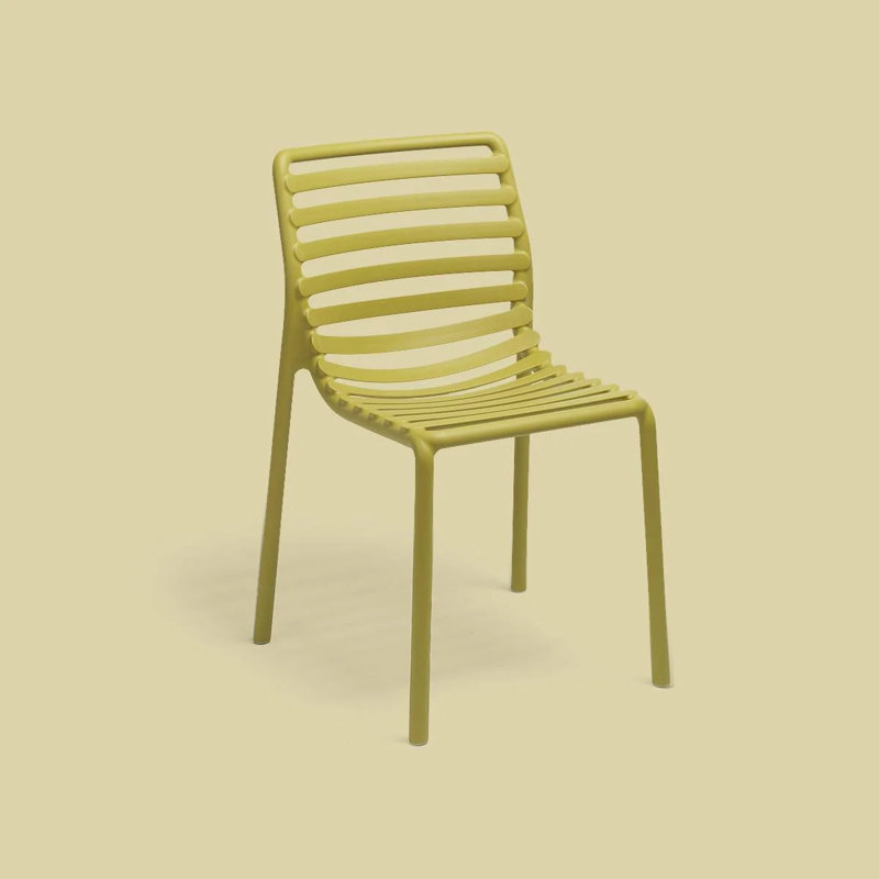Doga Outdoor Dining Side Chair, Pear
