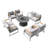 Dejuna 8 - Person Patio Conversation Set with Cushions-482164641