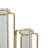 8.5x2.8x15.3 Oversized Pedestal Beaker Vase
