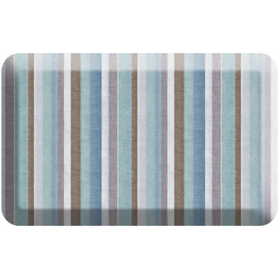 Anti-Fatigue Kitchen Comfort Mat, Sunset Boulevard Pattern in Seascape
