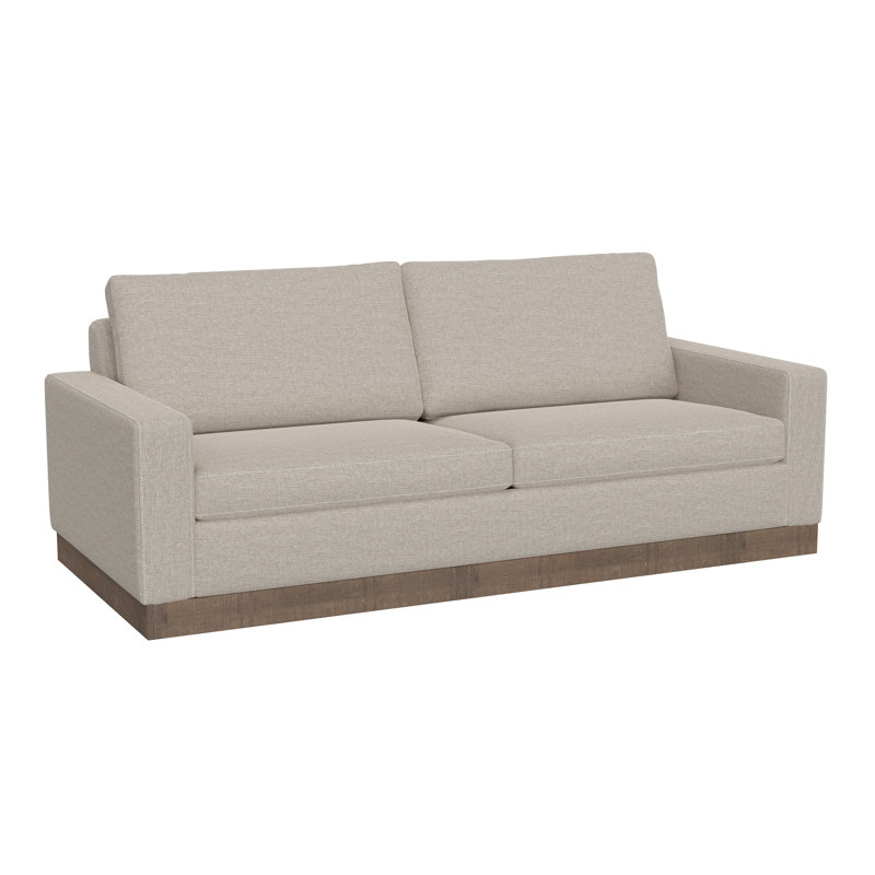 Jacomien Upholstered 89.5 " Polyester Sofa, Beige