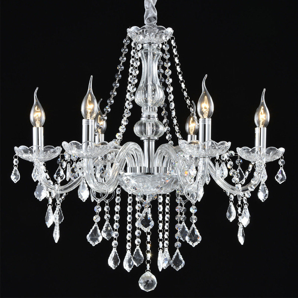 Light Glass Dimmable Chandelier