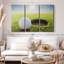 «Sunlit Golf Ball» sur toile-99241858