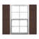 Vinyle Mid-America, quatre planches jointes TailorMade, volets Board-n-Batten, avec cages à volets