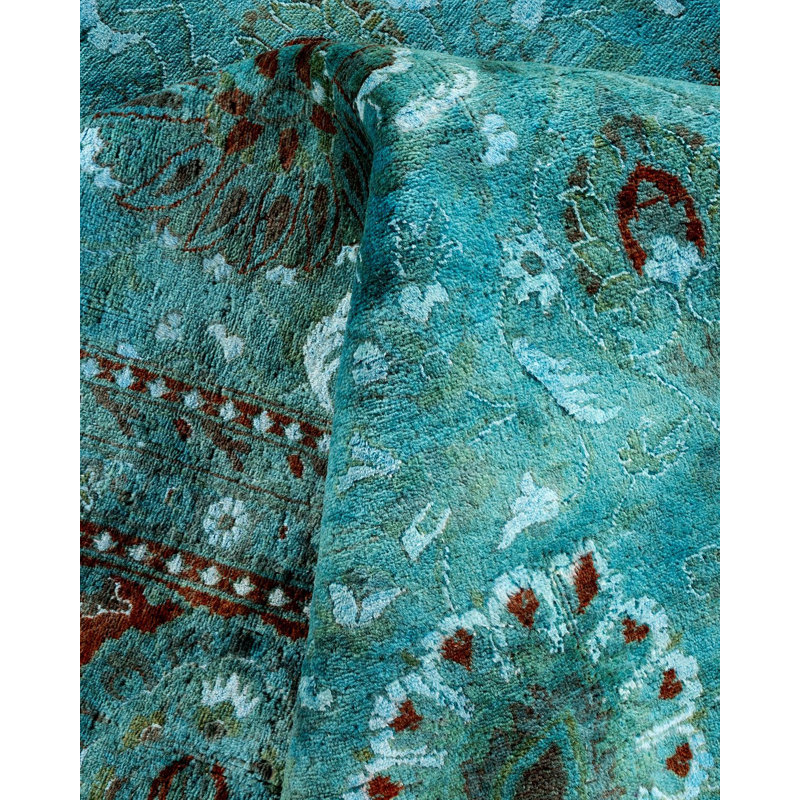 Fine Vibrance One-of-a-Kind 9' 2" X 12' 5" Hand Knotted Area Rug