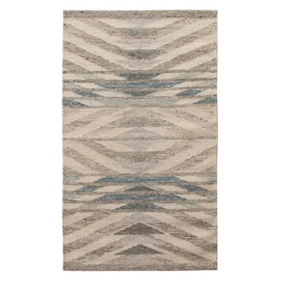 Scandinavian Wool Geometric Area Rug