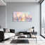 «Abstract Pastel City Skyline», reproduction d'art abstraite-1184675760