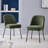 Phillipe Modern Fabric Upholstered Dining Chair with Spring-551845357