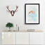 Flamingo Bird Watercolour - Picture Frame Graphic Art-56923406-56923408
