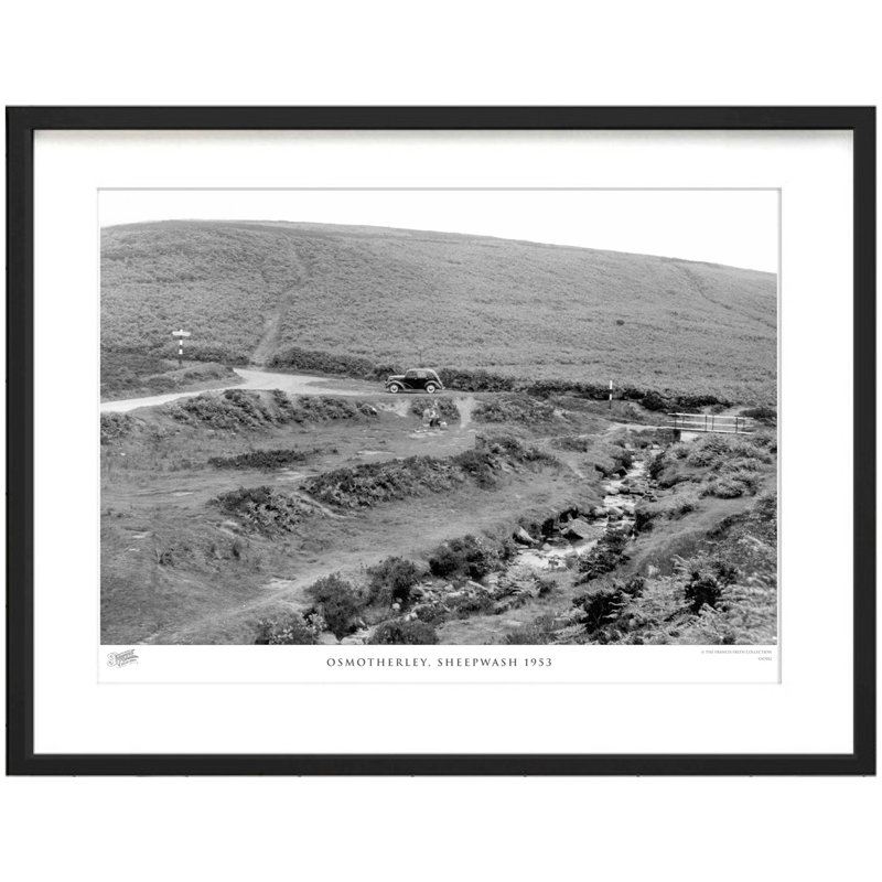Osmotherley, Sheepwash 1953 - Single Picture Frame Print, 45cm H x 60cm W x 2.3cm D