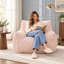 Fauteuil à billes en velours côtelé Compression-1697409109