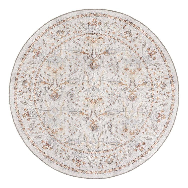 Lurene Performance Chenille Floral Indoor Rug
