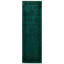 Overdyed Hand-Knotted Wool Modern-Contemporary Green Runner 2' 0" x 6' 8"