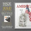 «America My Home Sweet Home», reproduction encadrée - bois massif-2095384674-2095384681