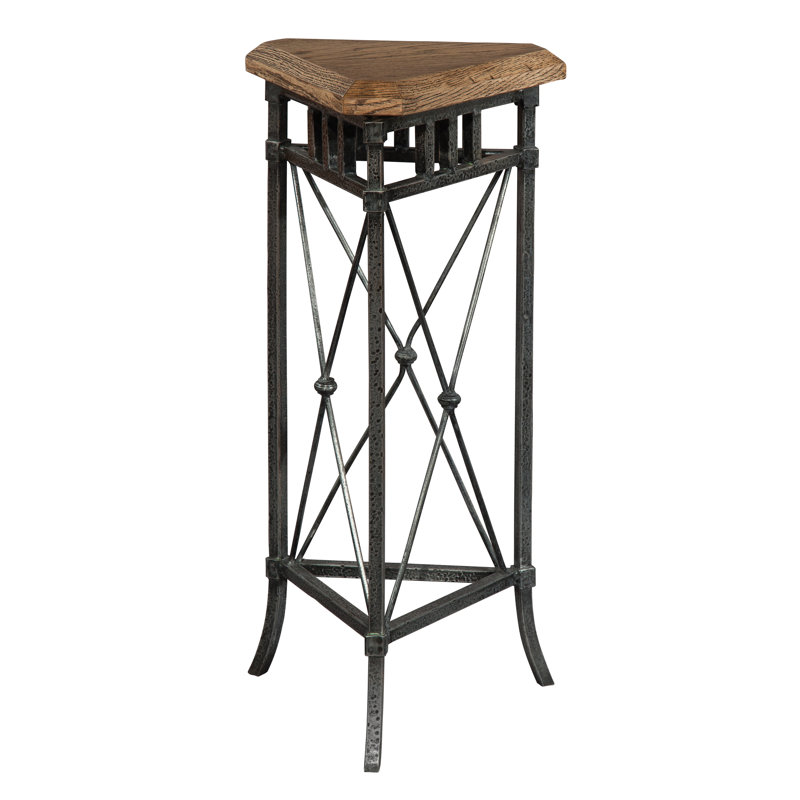 Table de bout en bois et métal