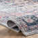 Misi Vintage Medallion Power Loom Blue Rug