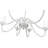 Ain 8 Light Chandelier in Brushed Nickel-1972183350