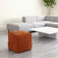 Repose-pieds repose-pieds doux et confortable avec repose-pieds en velours côtelé (brun)-1465924146