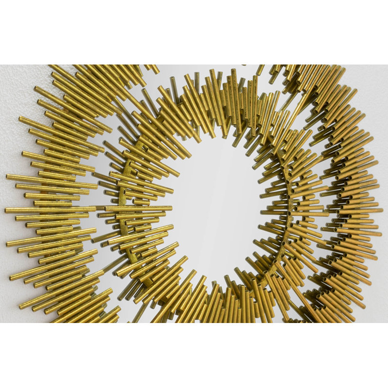 Amiogho Metal Sunburst Wall Mirror