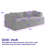 78.7" Convertible Sleeper Convertible Sofa Bed