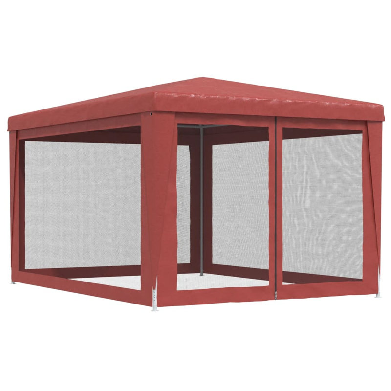 Andreyah 3m x 4m Iron Party Tent, Red, Red