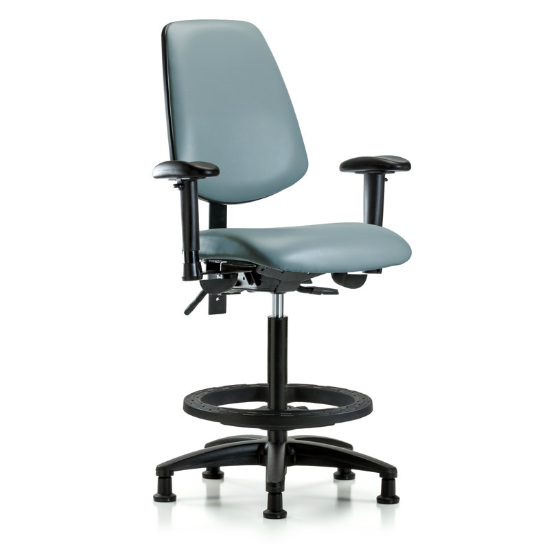 Chaise de travail ergonomique Kyell, Tempête, Patins, Oui
