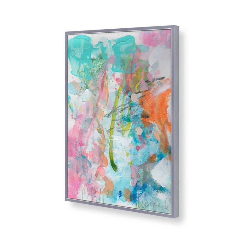 «Glory Abstracts IV» par Allison Ford, reproduction d'art, Reproduction encadrée d'une seule photo sans pass, Argent argent