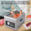 Chambre hermétique sous vide pour chambre de cuisine, 6,5 mètres cubes / heure 110V 180W, idéale pour un usage domestique et commercial, la conservation et le rangement des aliments-133434309