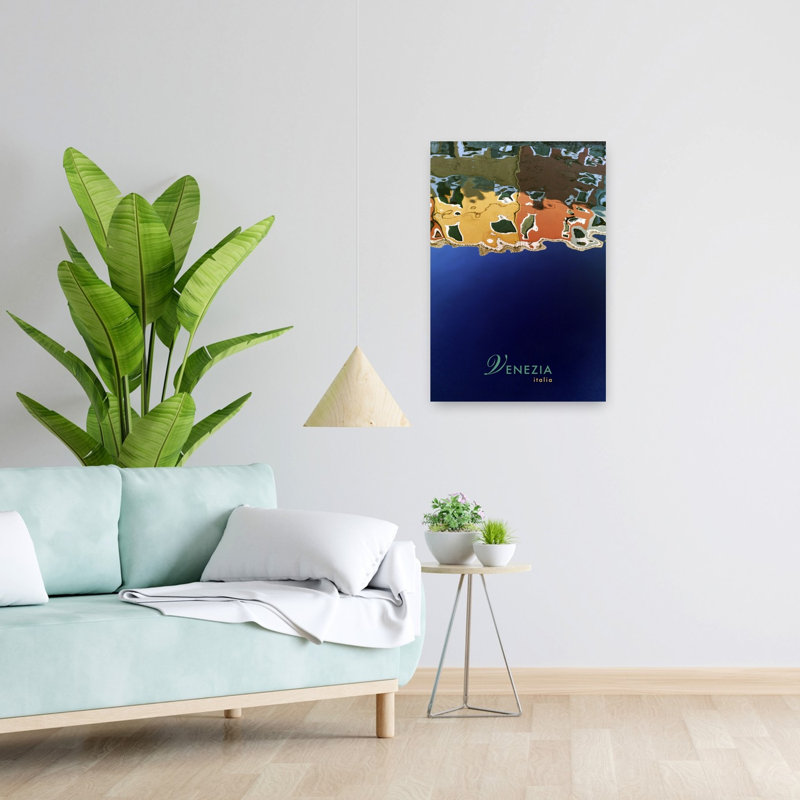 Art contemporain Peaceful Contemporary Architecture, H 24 po x l 16 po