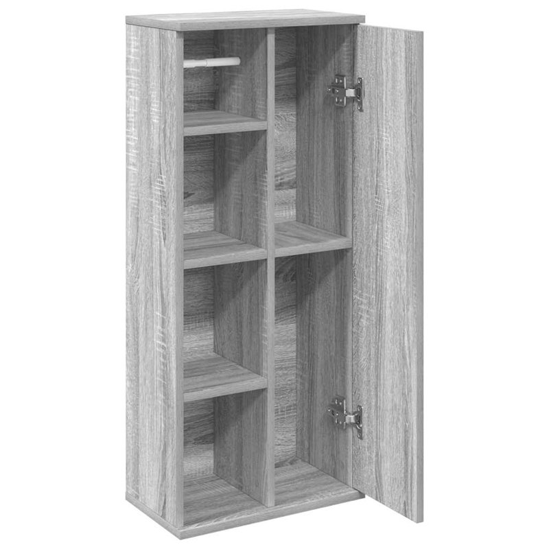 Bathroom Cabinet, Grey Sonoma