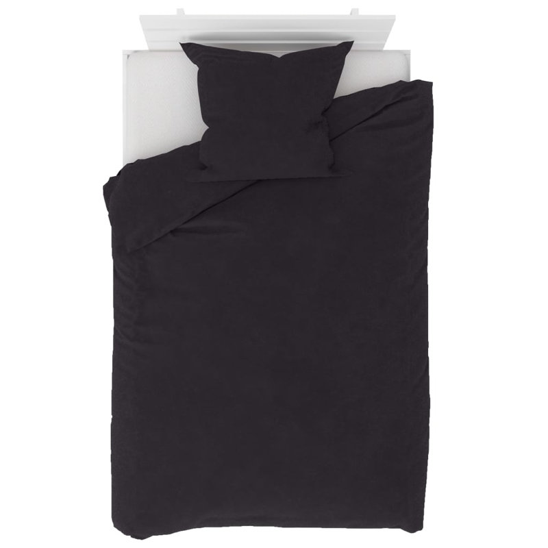 Eastlake Polyester Solid Colour Duvet Cover Set with Pillowcases Included, 135 x 200cm Duvet Cover + 1 Pillowcase
