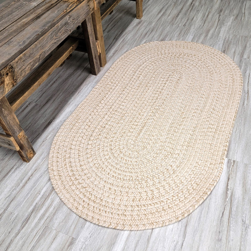 Tapis réversible en laine Madrid, Ovale 3 pi x 5 pi