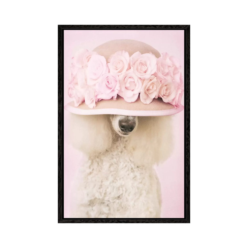 Riot by Rachael Hale - Print on Canvas, 66.04 cm H x 45.72 cm W, Black Framed