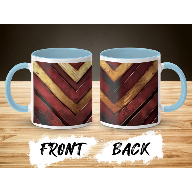 Chevron 11oz Accent Coffee Mug