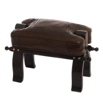 Carron Solid Wood Accent Stool